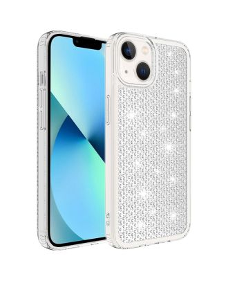 Apple iPhone 13 Case Shiny Snow Bling Airbag Silicone
