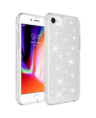 Apple iPhone Se 2020 Case Shiny Snow Bling Airbag Silicone