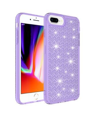 Apple iPhone 7 Plus Case Shiny Snow Bling Airbag Silicone