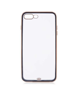 Apple iPhone 7 Plus Hoesje Voit Siliconen achterkant Transparante randkleur