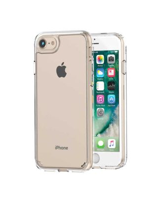 Apple iPhone 8 Hoesje Coss Transparant Hard Cover+Nano Glass