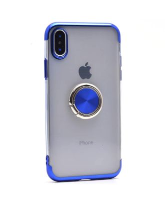 Apple iPhone X Case Gess Ring Magnetic Silicone + Nano Glass