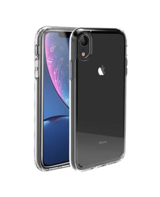 Apple iPhone Xr Case Coss Transparent Hard Cover+Nano Glass