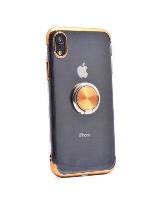 Apple iPhone Xr Hoesje Gess Ring Magnetisch Siliconen + Nano Glas