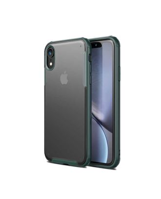 Apple iPhone Xr Case Volks Edge Colored Silicone+Nano Glass