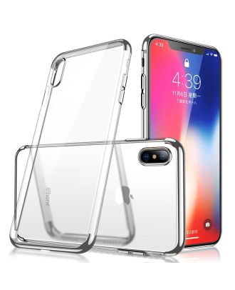 Apple iPhone Xs Max Case Colored Silicone Soft Laser Look