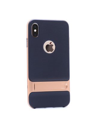Apple iPhone Xs Max Case With Stand TPU Silicone+Nano Glass