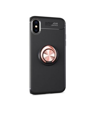 Apple iPhone Xs Max Case Ravel Ring Magnetic Silicone
