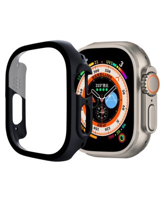 Apple Watch Ultra 49mm Ekran Koruyucu Full Glue Gard Önü Kapalı Sert