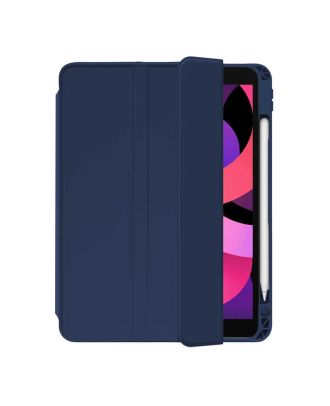 Apple iPad 10.2 2021 9th Generation Case With Pen Compartment Back Transparent Stand nt1
