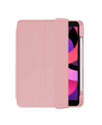 Apple iPad Air 10.9 2022 5th Generation Case With Pen Compartment Back Transparent Stand nt2