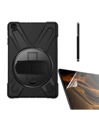 Apple iPad Mini 5 Kılıf Defender Tablet Tank Koruma Standlı df11 + Nano + Kalem