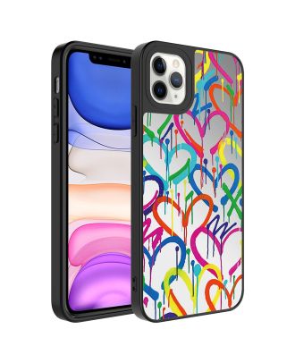 Apple iPhone 11 Pro Case Mirror Patterned Camera Protected