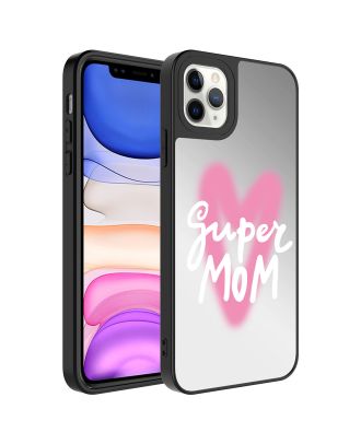 Apple iPhone 12 Pro Max Case Mirror Patterned Camera Protected