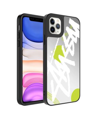 Apple iPhone 13 Pro Max Case Mirror Patterned Camera Protected