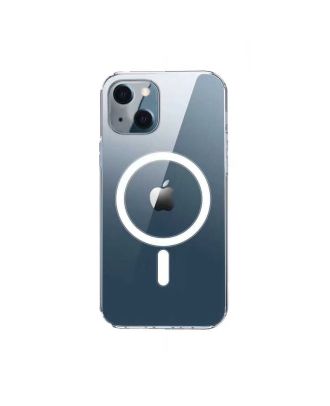 Apple iPhone 14 Plus Kılıf Wireless Tacsafe Antishock Ultra Koruma Sert Kapak