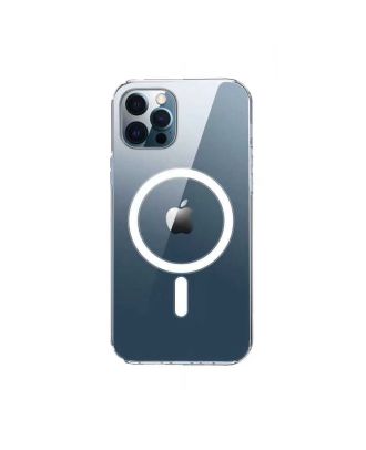 Apple iPhone 14 Pro Max Kılıf Wireless Tacsafe Antishock Ultra Koruma Sert Kapak