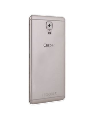 Casper Via A1 Plus Kılıf 02 mm Silikon Kılıf+Nano Glass