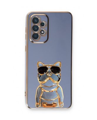 Samsung Galaxy A72 Case With Camera Protection Dog Pattern Stand Silicone