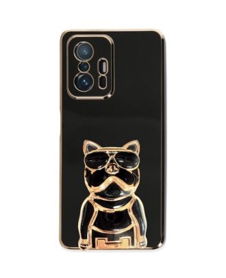 Xiaomi Mi 11T Pro 5G Case with Camera Protection Dog Pattern Stand Silicone
