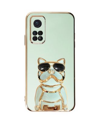 Xiaomi Mi 10T Case With Camera Protection Dog Pattern Stand Silicone