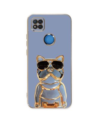 Xiaomi Redmi 9c Case with Camera Protection Dog Pattern Stand Silicone