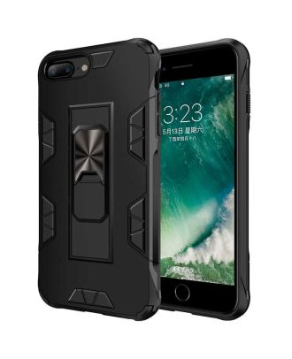Apple iPhone 8 Plus Case Volve Stand Magnet Tank Protection + Black Full Screen