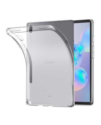 Samsung Galaxy Tab S7+ SM-T970 Kılıf Silikon Arkası Buzlu Lüx Koruma s2