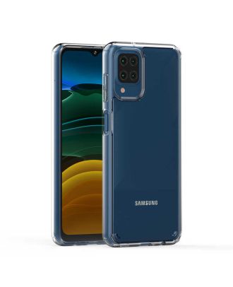 Samsung Galaxy M12 Kılıf Coss Şeffaf Sert Kapak