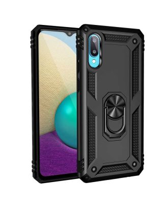 Samsung Galaxy A02 Case Vega Tank Protection Stand Ring Magnet