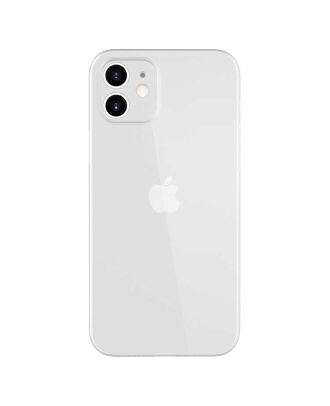 Apple iPhone 11 Hoesje Block Silicone Glad Transparant Met Camerabescherming