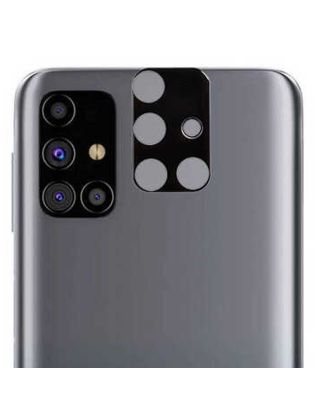 Samsung Galaxy M31S Kamera Lens Koruyucu Cam Siyah