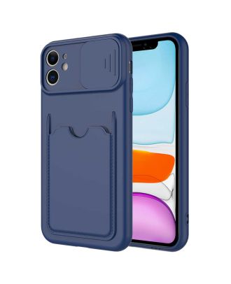 Apple iPhone 11 Case Kartix Jelly Silicone Card Holder