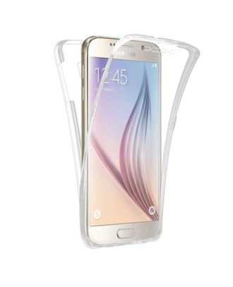 Samsung Galaxy J7 Prime hoesje Voorkant Achterkant Transparante siliconen bescherming