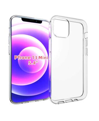 Apple iPhone 13 Mini Case Super Silicone Protected Transparent