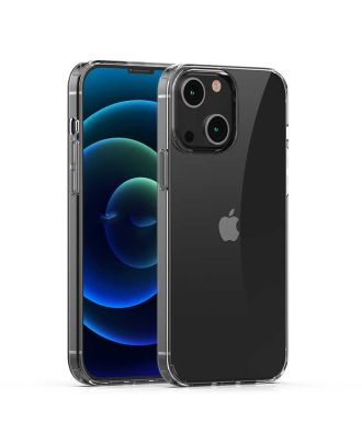 Apple iPhone 13 Mini Case Coss Transparent Silicone Hard Cover