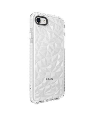 Apple iPhone SE 2020 Hoesje Buzz Crystal Cover Kleurrijke Harde Siliconen