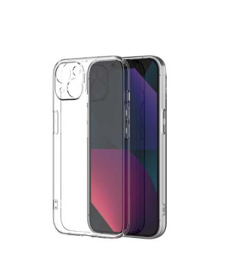 Apple iPhone 13 Case Super Silicone Camera Protected Transparent