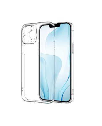 Apple iPhone 13 Pro Max Case Transparent with Super Silicone Camera Protection