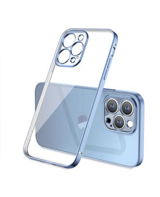 Apple iPhone 13 Pro Kılıf Box Kamera Korumalı Renkli Silikon