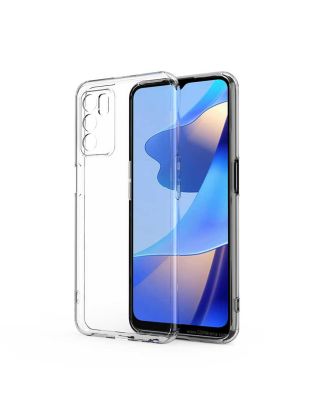 Oppo A16 Case Super Silicone Camera Protected Transparant