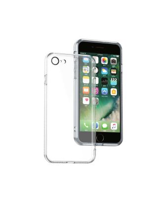 Apple iPhone SE 2020 Kılıf Lens Kapalı Fizy Silikon Lüx Koruma