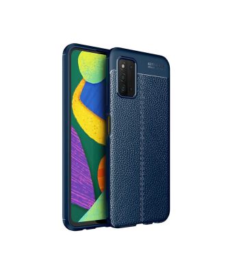 Samsung Galaxy A03S Hoesje Niss Siliconen Lederlook Beschermd