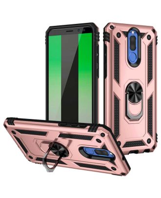 Huawei Mate 10 Lite Hoesje Vega Tank Stand Ring Magnetisch