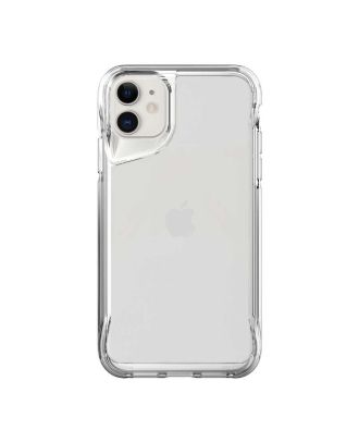 Apple iPhone 11 Case Luxury Transparent Transparent Smooth Hard Silicone
