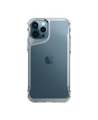Apple iPhone 12 Pro Max Case Luxury Transparent Transparent Smooth Hard Silicone
