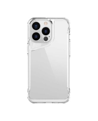 Apple iPhone 13 Pro Max Case Luxury Transparent Transparent Smooth Hard Silicone