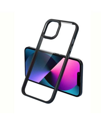 Apple iPhone 11 Kılıf Kamera Çıkıntılı Nikelaj Hassas Tuşlu Arkası Cam