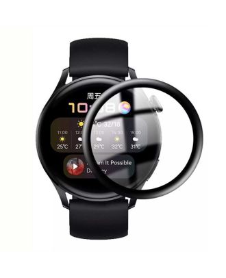 Huawei Watch GT 3 42mm Ppma Ekran Koruma Siyah