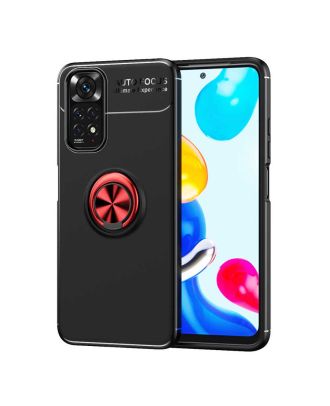 Xiaomi Redmi Note 11 Global Case Ravel Silicone Ring Magnet Camera Protected+Nano Glass